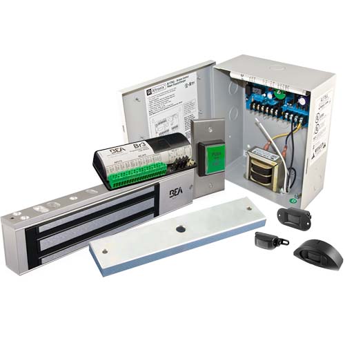 10acp6f, BEA access control package 600lb mag lock and fly, access