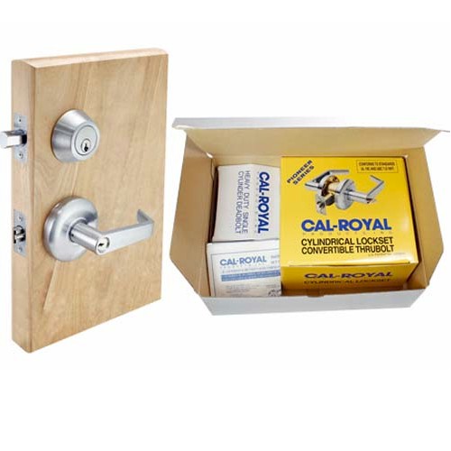 Convertible Thrubolt Pioneer Series Cal-Royal Cylindrical Lockset 