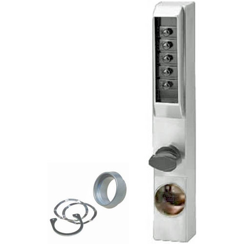 3002 Kaba mechanical pushbutton lock, narrow stile housing with