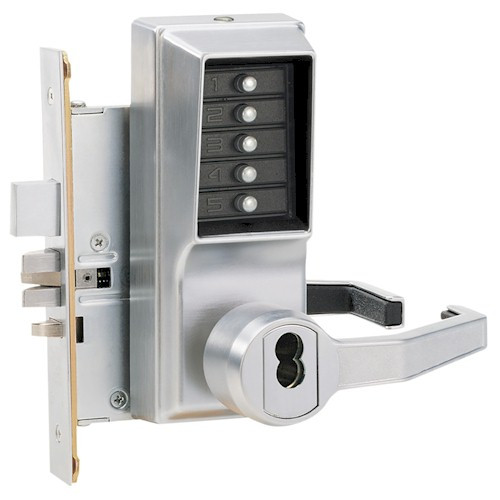 RR8146S26D41 dormakaba mechical pushbutton mortise lock, mortise with