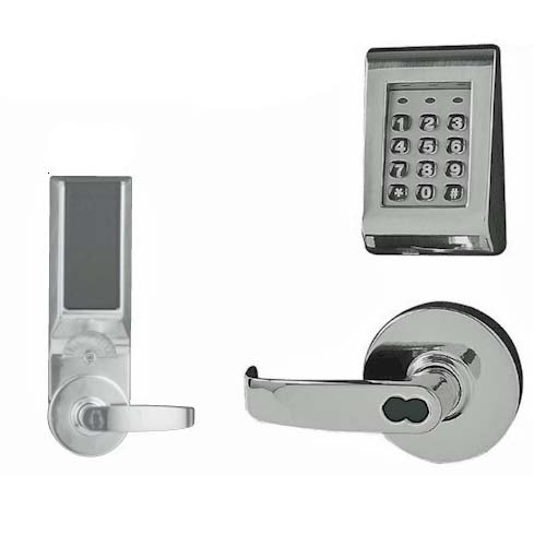 Sargent 2860KP10G77 LL keypad storeroom lock with ic cylinder override