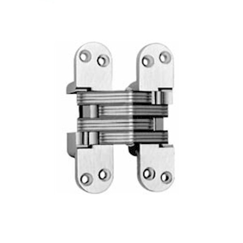 Zinc 20 Minute Fire Rated SOSS Invisible Hinge Model 218 for 1-3/4 Thick Material Bright Brass Exterior Finish Model Number 218US3 10 x 1.5 inches 